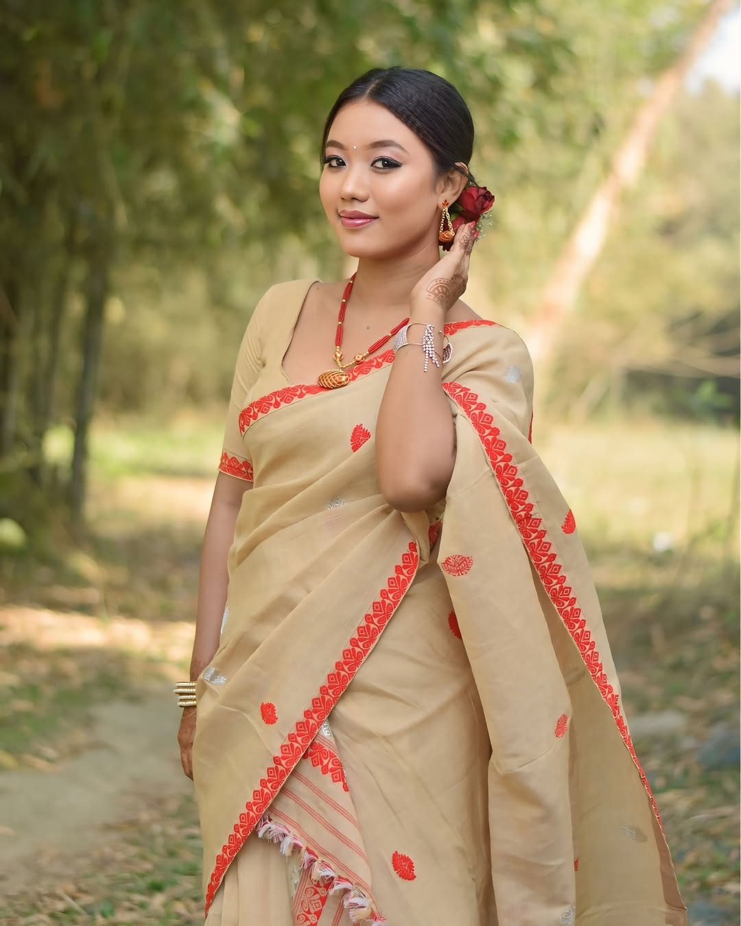 Elegant Mekhela Chador