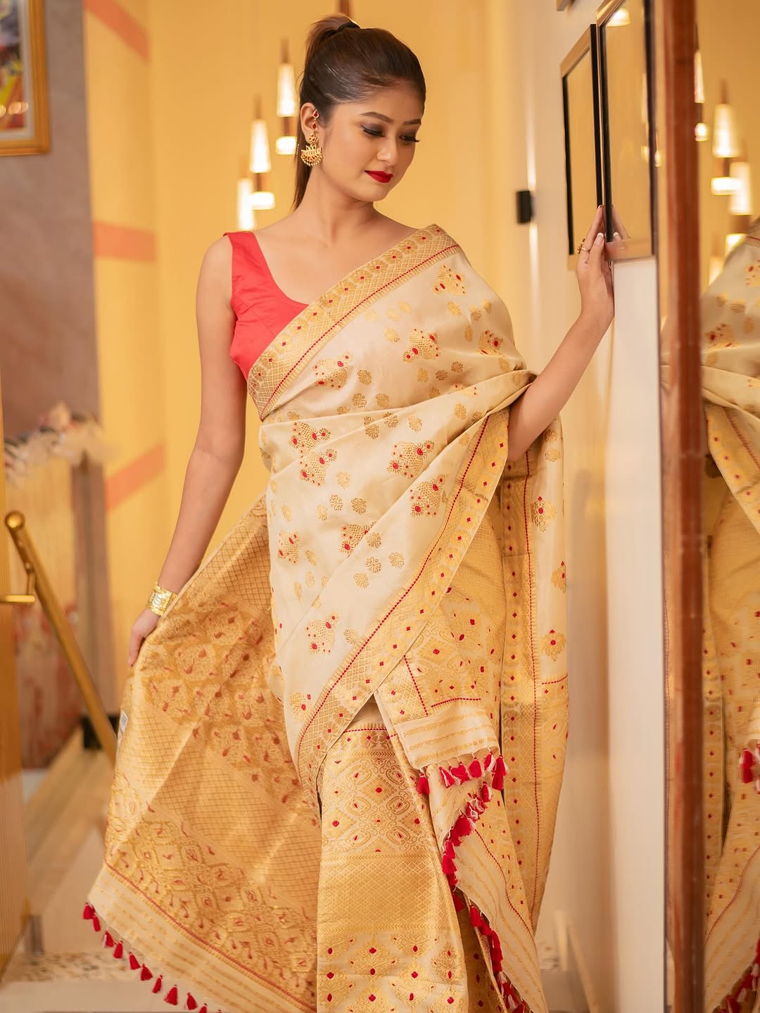 Elegant Mekhela Chador