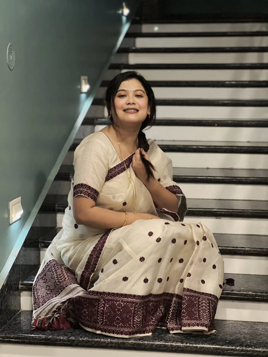 Elegant Mekhela Chador