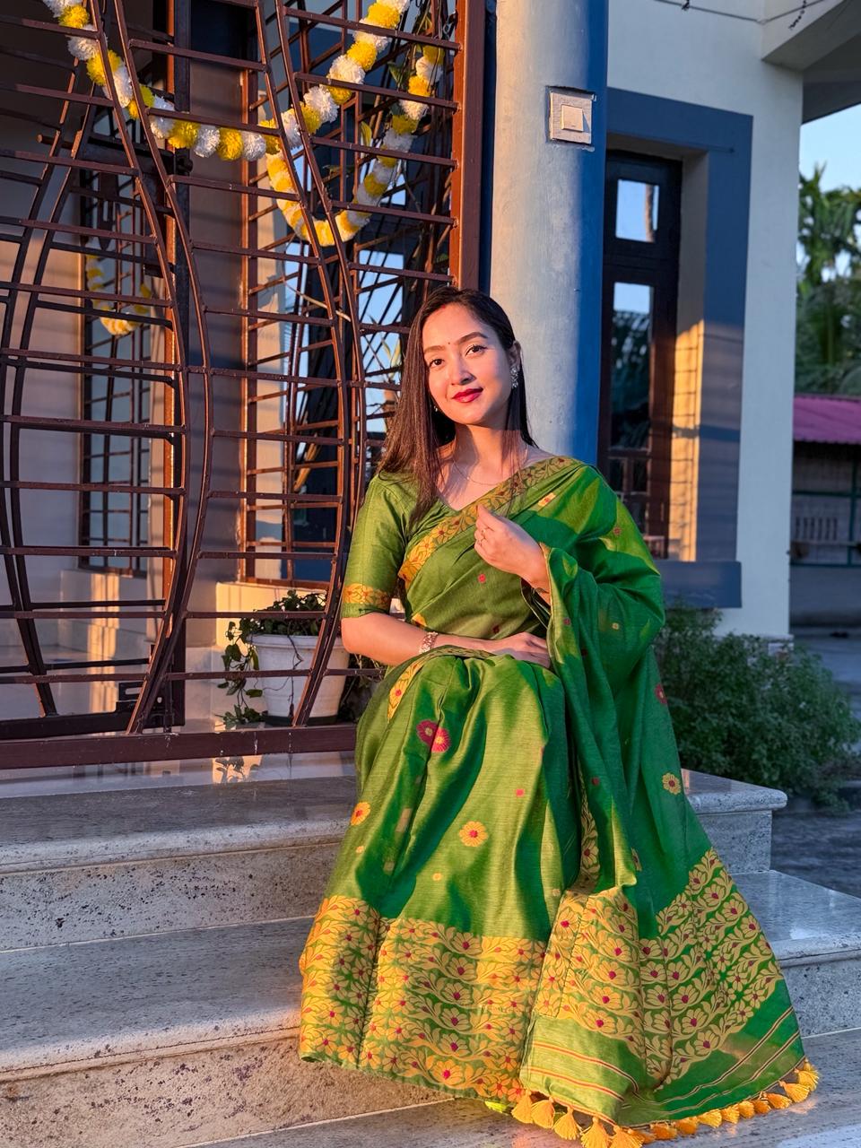 Jahnabi's seleced Mekhela Chador