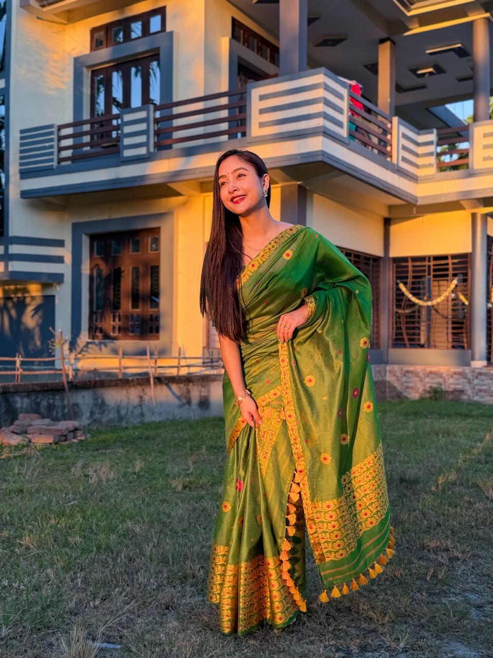 Jahnabi's seleced Mekhela Chador